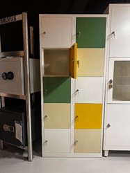 Multi-color Lockers 30cm- 10 deurs - Showroommodel