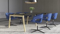 Stoel TWIST&SIT met stalen aluminium kruispoot-2