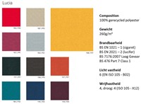 Akoestische wand staand stofgroep Lucia-2