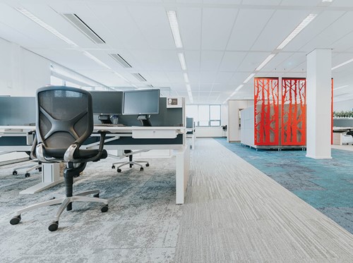 Zit sta bench bureau MAX Panel-Range 4 pers.-2