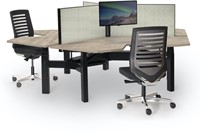 Matrix Pro Wing 3 bureau - Elektrisch zit sta Verstelbaar