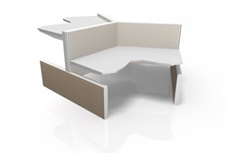 Bench Bureau MAX Wing Panel Range Markant 3 Inbus Verstelbaar 