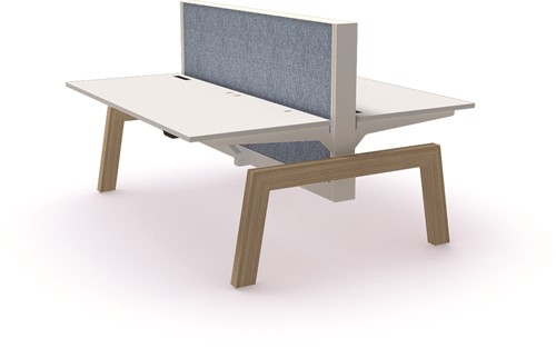 Elektrisch zit sta duo bureau MAX Hybrid Small