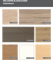 Melamine bladkleuren