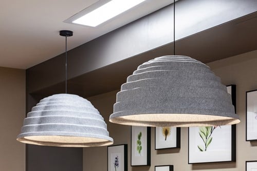 Akoestische Lamp Topolight