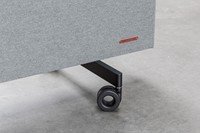 Verrijdbare akoestische wand Mute 200cm hoog-2