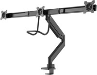 Monitorarm Newstar NM-D775DXBLACK gasveer 3 monitoren Zwart-2