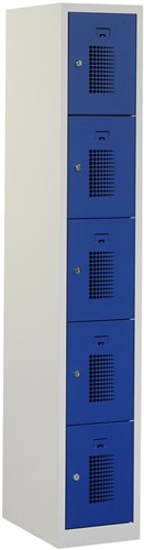 Premium Locker 1 kolom 5 deuren 30 cm breed-2