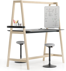 Hoge tafel Nova Wood Multipurpose met HPL blad