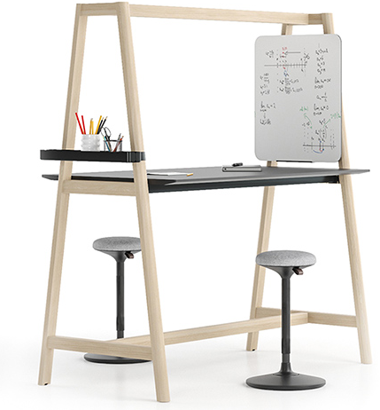 Hoge tafel Nova Wood Multipurpose met HPL blad