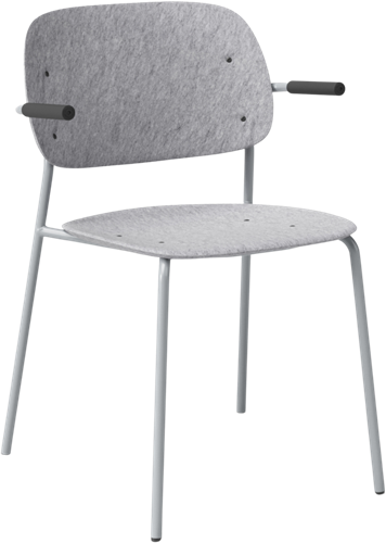 Hale PET felt stapelbare stoel