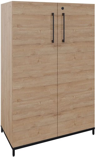 Flexwall vrijstaande kast 124x80 3 OH met 2 draaideuren