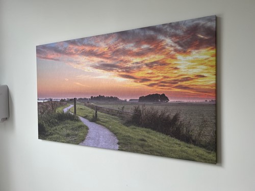 Akoestische fotoprint wandbekleding PET Vilt 24mm dik | Wit/Grijs/Zwart | 4000g/m2 300x125cm-2