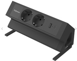 Opbouw stekkerdoos Power Desk UP2.0 2x230V + 1x USB A+C Charger