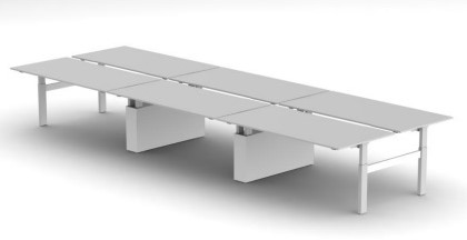 Bench Bureau Zitsta Elektrisch Verstelbaar 4 of 6 personen Presto R