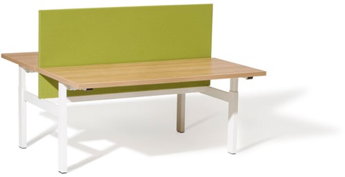 Akoestische tussenwand voor duo en bench zit sta bureau Presto R