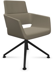 ARTISO® Conference - Corpus Model L - Stoffering Fame - 4 teens spinpoot alu zwart