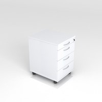 Ladenblok Optima 4-Delig Verrijdbaar 43x60x60cm (BXDXH)