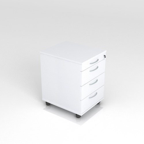 Ladenblok Optima 4-Delig Verrijdbaar 43x60x60cm (BXDXH)