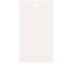 Hanglabel NR5 55X110mm PVC Wit 100 stuks