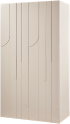 Rain 2-Drs Kledingkast Grenen Dust [Fsc]