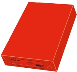 Kopieerpapier Rainbow A4 230gr Intensive red 250vel
