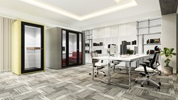 Roof Double Pod Glas Met Tafel en Bank-2