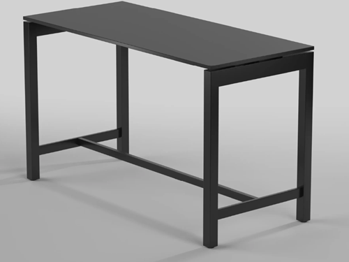 Robuuste 4-poots hoge tafel