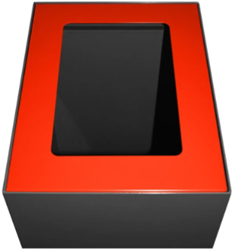 Top Modulaire afvalscheidingsunit 60L rood