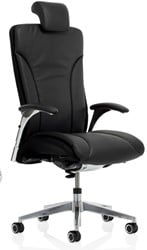 Bureaustoel Kohl Salveo 8220 leder bekleed