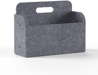 Gerecycled PET felt bureau organizer