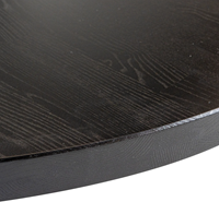 WOOOD Vergadertafel Tablo Lungo eindbladen rond - Essen Blacknight matt - 560 x 120 cm-3