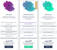 TDM Signage Small Business Monitor beheer en Content management