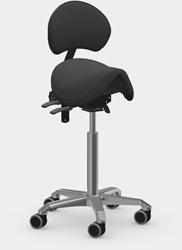 Zadelkruk Score Amazone met lendensteun gestoffeerd