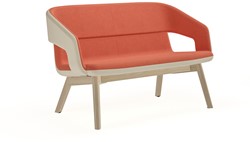 Bank TWIST&SIT 2-zits lage rug houten poten