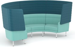 Hoge rug gebogen bank Arcipelago vierzits