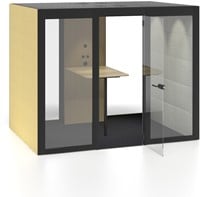 Silent Room L gestoffeerd glas