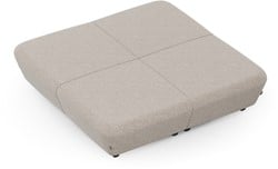 Modulaire loungebank Soft Rock XL pouf - 160x160cm