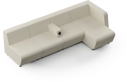 Modulaire loungebank Soft Rock configuratie 2