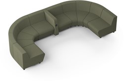 Modulaire loungebank Soft Rock configuratie 4