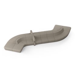 Modulaire loungebank Soft Rock configuratie 6