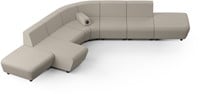 Modulaire loungebank Soft Rock configuratie 7