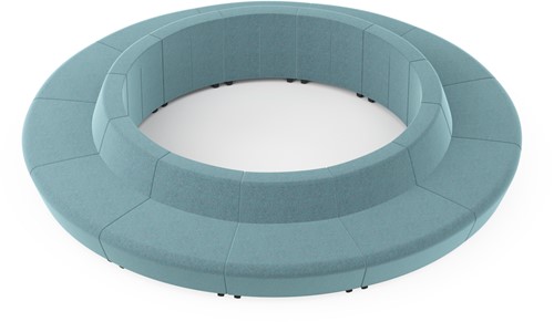 Modulaire loungebank Soft Rock configuratie 8