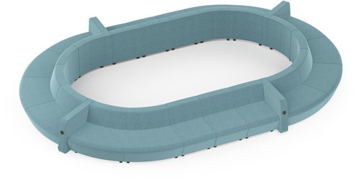 Modulaire loungebank Soft Rock configuratie 9