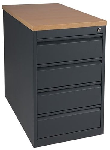 Standontainer Ladenblok Incl. Topblad 80 Diep 75cm Hoog