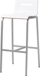 Stoel Oscar 4-poots Vierkant Frame Hoog Model