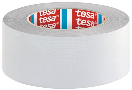 PLAKBAND TESA TEXTIELTAPE 4613 DUCTTAPE 48MM X 50M WIT 1 Rol