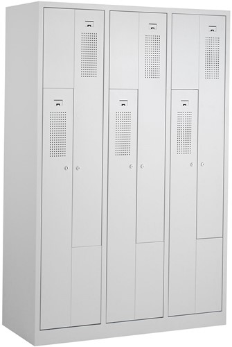 Z-Garderobekast 3 kolommen 118,5 cm breed-2