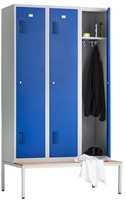 Zitbank t.b.v. Premium Garderobekast en Premium Locker 90 cm breed -2