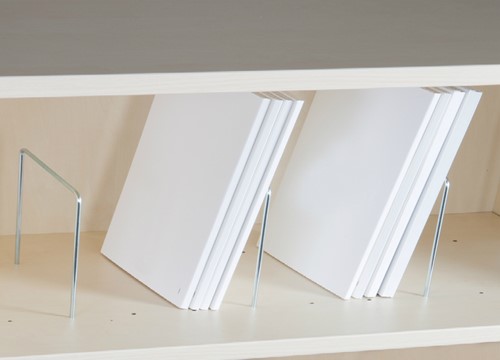 Legbord Met Verchroomde Verdeler Voor Kast Uni Plus Met Draaideuren-2